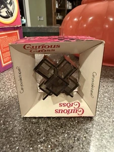 Vintage 1971 Curious Cross Puzzle Game New In Box Gifts - Picture 1 of 9