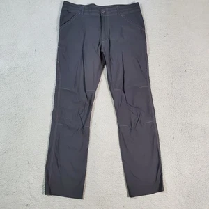 Kuhl Pants Mens 36x32 Gray Renegade Stretch Hiking Fishing Camping Zip Pocket - Picture 1 of 19