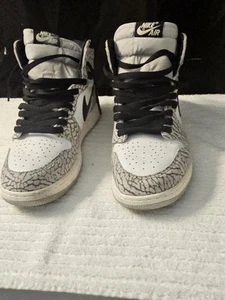 Nike Air Jordan 1 Retro High OG GS White Cement 2022 FD1437-052 Youth Size 7Y - Picture 1 of 8