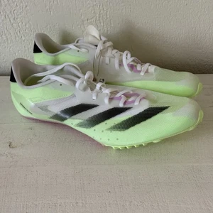 Adidas Adizero Sprintstar Talla 15 Blanco Hombre’s Sprint Zapatos de Pista - Imagen 1 de 7