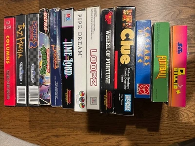 Lote De 13 Videojuegos NES, Super Nintendo (SNES), Sega, Gameboy, Videojuego Cib Foto 1 de 4