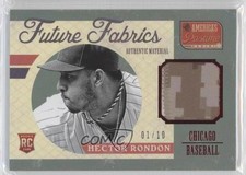 2013 Panini America's Pastime Future Fabrics Red /10 Hector Rondon #HR
