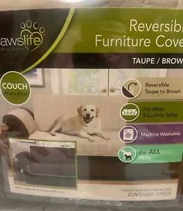 "Pawslife" | Wende-Plüschdecke | Sofamöbelbezug | NEU - Bild 1 von 2