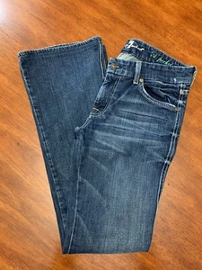 7 For All Mankind A Pocket Jeans Embellished Back Pockets. Size 6 Inseam 31 - Picture 1 of 3