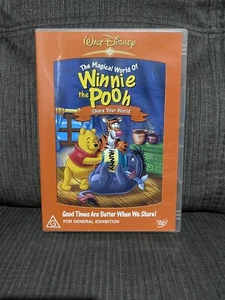 THE MAGICAL WORLD OF WINNIE THE POOH - SHARE YOUR WORLD *GC* R4 DVD - Picture 1 of 2