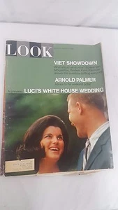 Vintage August 9th 1966 Look Magazine, Lucie's White House Wedding - Picture 1 of 3