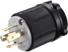 NEMA L14-30P Generator Plug, 30 Amp 4-Prong Grade Locking Male Plug Up to 7,500W