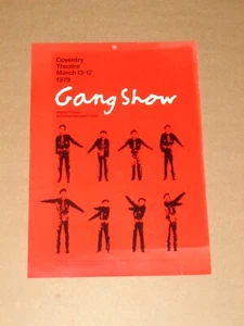 Tarjeta de ventana de teatro Coventry 1979 The Gang Show - Imagen 1 de 1