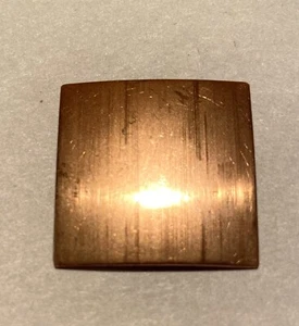 33 piezas. Espacios en blanco de cobre crudo, estampados - forma cuadrada abovedada - cobre cuadrado de 1" - Imagen 1 de 4