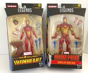 Marvel Legends Series IRON HEART (RIRI) & (Modular) IRON MAN 6" Figure Set 2 NEW - Picture 1 of 7