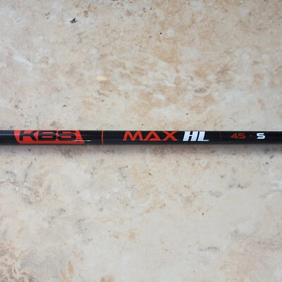 New Lightweight 2024 KBS MAX HL Black 45S Flex Driver Titleist TSr/TSi Adapter - Image 1 of 3