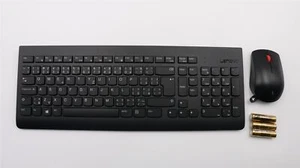 Lenovo ThinkStation P320 P330 Wireless Keyboard Mouse Czech Black 01AH832 - Picture 1 of 2