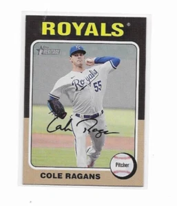 2024 Topps Heritage Cole Ragans Kansas City Royals Karte # 120 - Bild 1 von 2