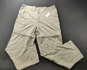 Dakota Grizzly "NEW" Men's XL Nylon Zip Off Cargo Convertible Iguana Green Pants - Picture 1 of 8