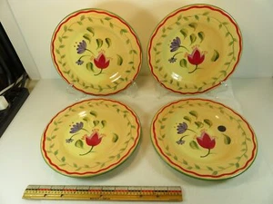 4 Pfaltzgraff Napoli Salat Beilagenteller 9 Zoll Spülmaschinen- & Mikrowellengeeignet - Bild 1 von 6