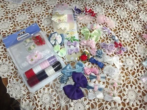 Little Girl Hair Bows Clip Polka Dots Various Colors Accessory Hair Band - Picture 1 of 3