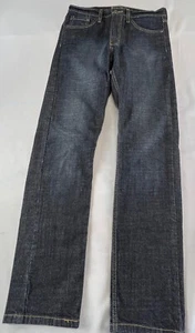 Jeans Levis Signature S51 para hombre 30 x 31 lavado oscuro pierna recta azul denim - Imagen 1 de 10