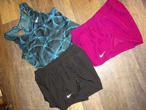 NIKE LOT SMALL ~ athletic active running shorts & tank top breathable shirt - Picture 1 of 10
