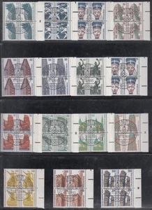 1986-89 SWK ex Mi 793-874 4er-Block kpl. Satz Letzttag Berlin dabei 4 FN  Luxus - Bild 1 von 1