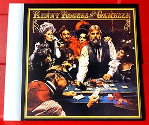 Kenny Rogers The Gambler Album Cover Art PICTURE / PRINT 5.5" x 5" - Imagen 1 de 3