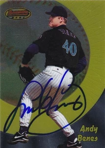 ANDY BENES ARIZONA DIAMONDBACKS SIGNED CARD CARDINALS SAN DIEGO PADRES MARINERS - Picture 1 of 1