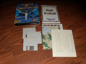 Spirit of Excalibur Commodore Amiga with box, manual and poster map.  Tested - Picture 1 of 6