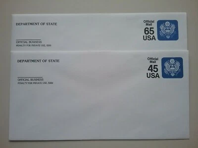 UO79, UO80 45c, 65c Mint Set of 2 - SUPERB CONDITION (1988) - Image 1 of 4