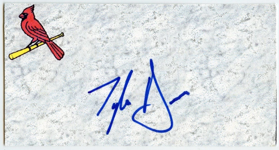 Tyler Herron SIGNED AUTOGRAPH AUTO 3x5 INDEX Card St. Louis Cardinals  - Image 1 of 1