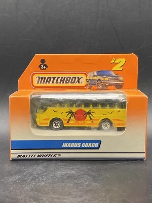 Matchbox  Mattel Wheels Series 1 #2 IKarus Coach Bus Tropical Paradise Unpunched - Image 1 of 4