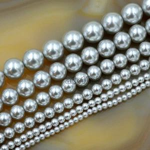 Wholesale Top Quality Czech Glass Pearl Round Beads 16'' 3mm 4mm 6mm 8mm 10mm - Picture 1 of 167