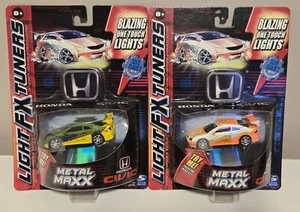 Juego de 2 sintonizadores Spin Master Light FX fundidos a presión Honda Civic (nuevos - otros) - Imagen 1 de 6
