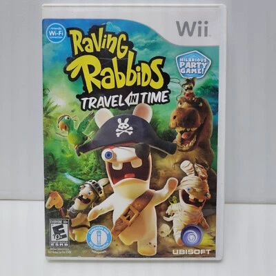 Raving Rabbids Travel In Time Nintendo Wii - Complete CIB - Image 1 of 4