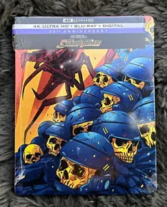 4K Blu-Ray Steelbook Starship Troopers UHD & Blu ray 25th Anniversary NEW SEALED - Picture 1 of 2
