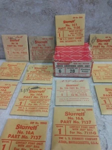 Starrett No.16B Part No. 7136 Contact Point Only. Lot of 13 - Picture 1 of 9