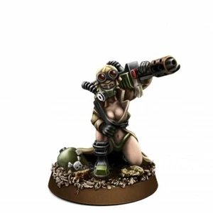 Wargames Exclusive IMPERIAL SOLDIER PIN-UP FEMALE WITH FLAMER New - Bild 1 von 5
