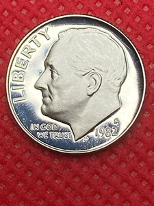 1982-S Roosevelt Dime Gem Quality From Proof - Picture 1 of 4