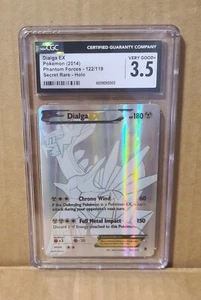 Pokemon Dialga EX 122/119 Phantom Forces Full Art Secret Rare Graded CGC 3.5 - Picture 1 of 3