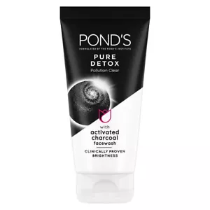 Pond's Pure Detox Anti-Pollution Purity Face Wash With Activated Charcoal -50Gm - Picture 1 of 11