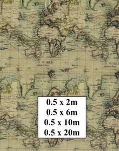 Hydrographic Water Transfer Film - Hydro Dipping Print Map - Picture 1 of 1