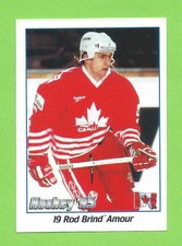 1995 Panini Hockey World Championship '95 #19 Rod Brind'Amour Canada
