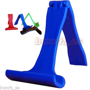 Atril Soporte plegable de plástico para móviles, tablets, eBooks... AZUL - Imagen 1 de 1