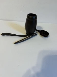 Nuevo juego de implementos de té Gongfu de madera de ébano - Imagen 1 de 6