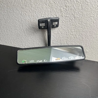 1975-1985 Volvo 242 240 244 245 Rearview Mirror Interior Black #1642M - Image 1 of 4