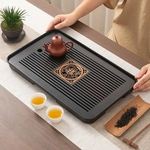 Water Storage Filter Tea Serving Tray Gongfu Tea Set Table Tea Set Accessory - Picture 1 of 19