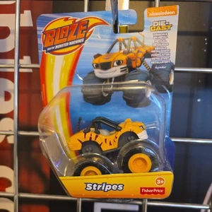 Stripes Blaze and the Monster Machines Monster Truck Diecast 2014 Nickelodeon - Picture 1 of 2