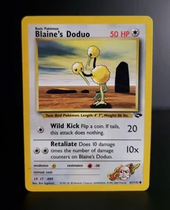 Pokémon TCG - BLAINE'S DODUO - 61/132 - UNLIMITED - GYM CHALLENGE (2000) - MP - Picture 1 of 2