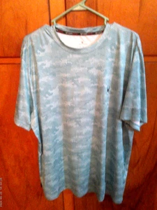 SPYDER RASH GUARD SHIRT UNISEX LG BLAU UPF 30 SCHWIMMEN SCHNELLTROCKNEND SURF SAND SONNE - Bild 1 von 7