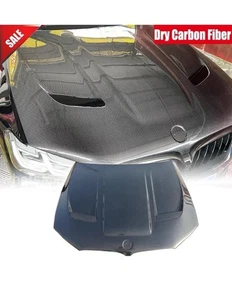 BMW M5 F90 LCI 2018-2024 Dry Carbon Fiber Front Hood Bonnet Cover Trim Uk Stock - Picture 1 of 5