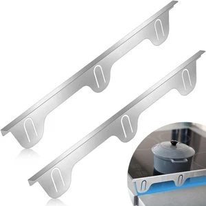 2 Pack 23.4" Stove Gap Covers 316 Stainless Steel Oven Side Gap Filler Guard ... - Picture 1 of 6
