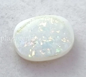 EGL Certified 4.55 Carat White Fire Opal Natural Oval Cut Gem from Ethiopia 5AOY - Picture 1 of 7